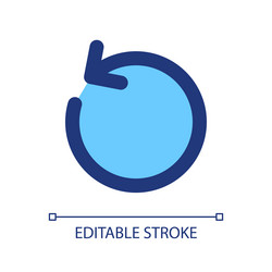 turn pixel perfect rgb color ui icon vector image