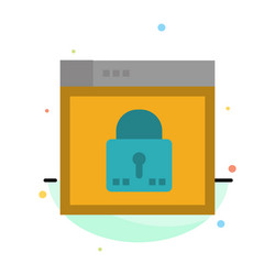 login secure web layout password lock abstract vector image