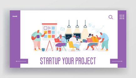 modern design concept computer programmers vector image