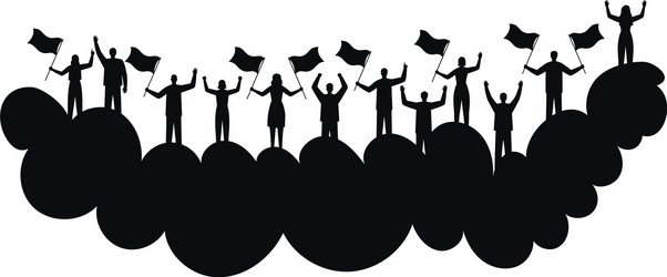 Riot Silhouettes Vector Images (over 1,600)