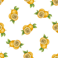 Watercolor pattern of fruit pear Royalty Free Vector Image