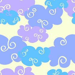 Cute clouds set Royalty Free Vector Image - VectorStock
