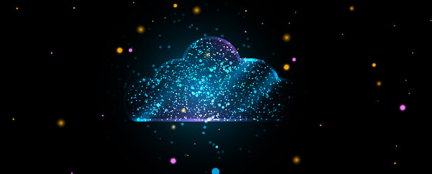 cloud and computing abstract technology vector image