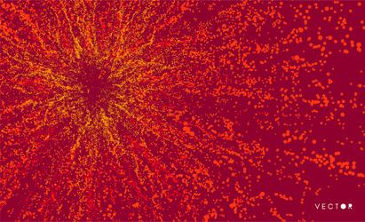point explode array dynamic emitted particles vector image