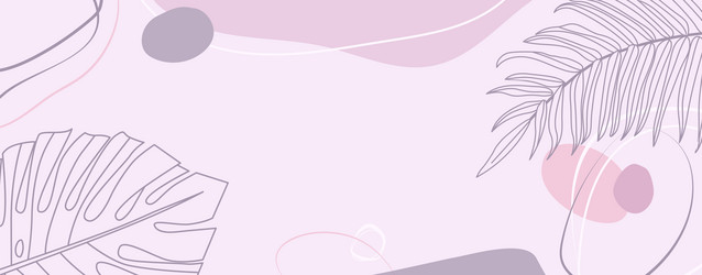 line leaf flower background beauty lineart Vector Image