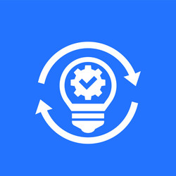 implementation implement icon for web vector image