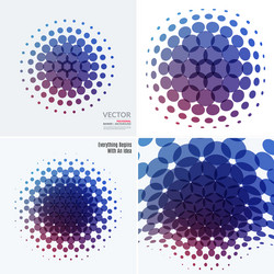 mega set of abstract design round elements vector image