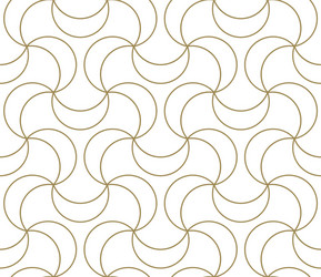 seamless pattern with abstract geometric line vector image
