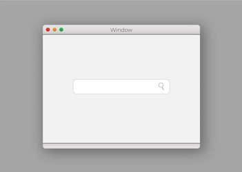 Browser web window vector