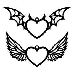 Angel Devil Tattoo Vector Images (over 830) Angel Devil Tattoo Vector Images (over 830)