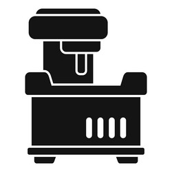 laser cnc machine icon simple calibration vector image