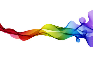 Abstract Color Flow Background vector image