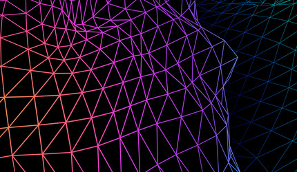 abstract technology grid or surface background vector image