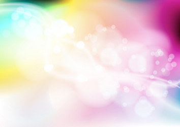 bokeh on a colorful gradient background vector image