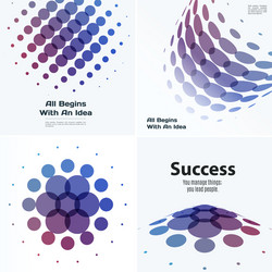 mega set of abstract design round elements vector image