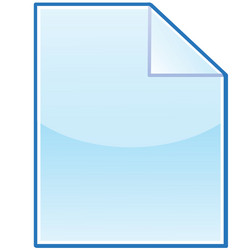 New file icon vector