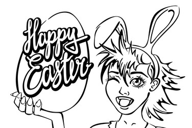 Sexy Easter Bunny Vector Images (58)
