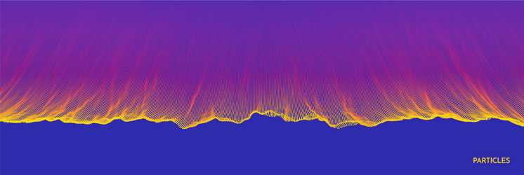 array dynamic particles 3d grid surface vector