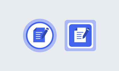 compose document contract write icon file sign vector image