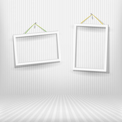 two frames striped room vector