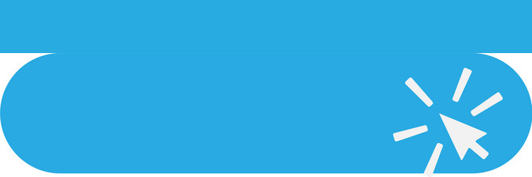 click blank button with arrow pointer clicking vector image