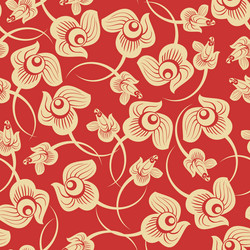 Red royal pattern Royalty Free Vector Image - VectorStock