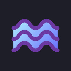 float animation flat gradient fill ui icon vector image