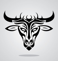 bull head tribal Vector Image