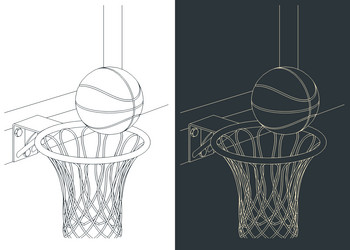 basketball net drawing