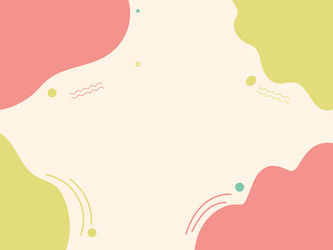 light yellow hand draw doddle abstract background vector image