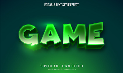 modern editable text style effect gradient color vector image