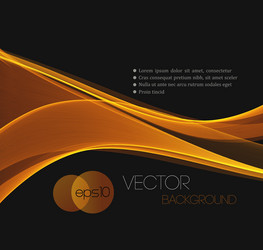 smooth wave stream line abstract header layout vector image