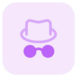 an anonymous hacker with accessories vector image