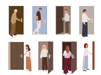 Go Out Door Vector Images (over 120)