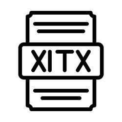 xltx icons file type spreadsheet files document vector image