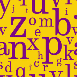 Alphabet seamless background Royalty Free Vector Image