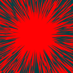 Explode flash cartoon explosion star burst Vector Image