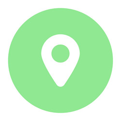 location pointer icon design in trendy style vector image