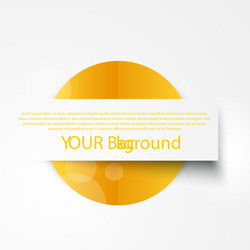 abstract circles template object web vector image
