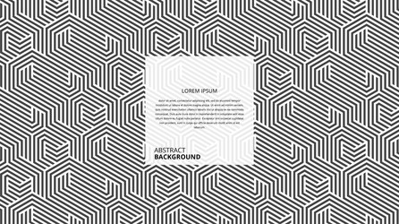 abstract hexagonal lines pattern vector image