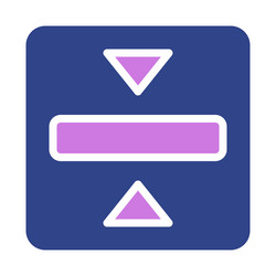 image showing sorting options in a user interface vector image
