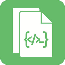 programming documentation vector image