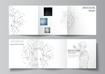 minimal editable layout of square vector image