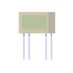 Resistor electrical engineering and electronics Vector Image