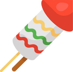 Rocket firecracker Royalty Free Vector Image - VectorStock
