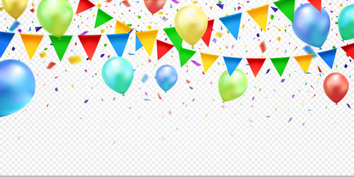 Colorful Party Celebration Background vector image
