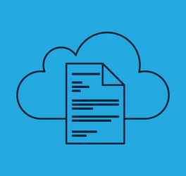 Cloud computing data storage vector