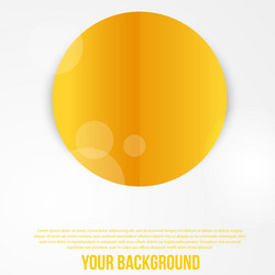 abstract circles template object web vector image