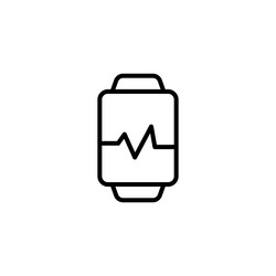 Smart watch icon vector