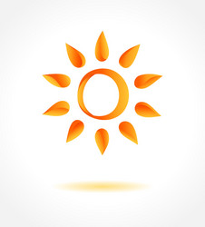 sun creative concept vector